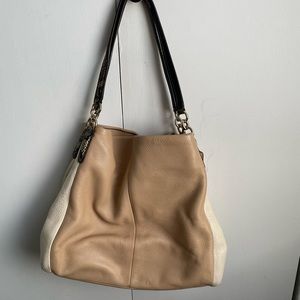 Coach leather handbag